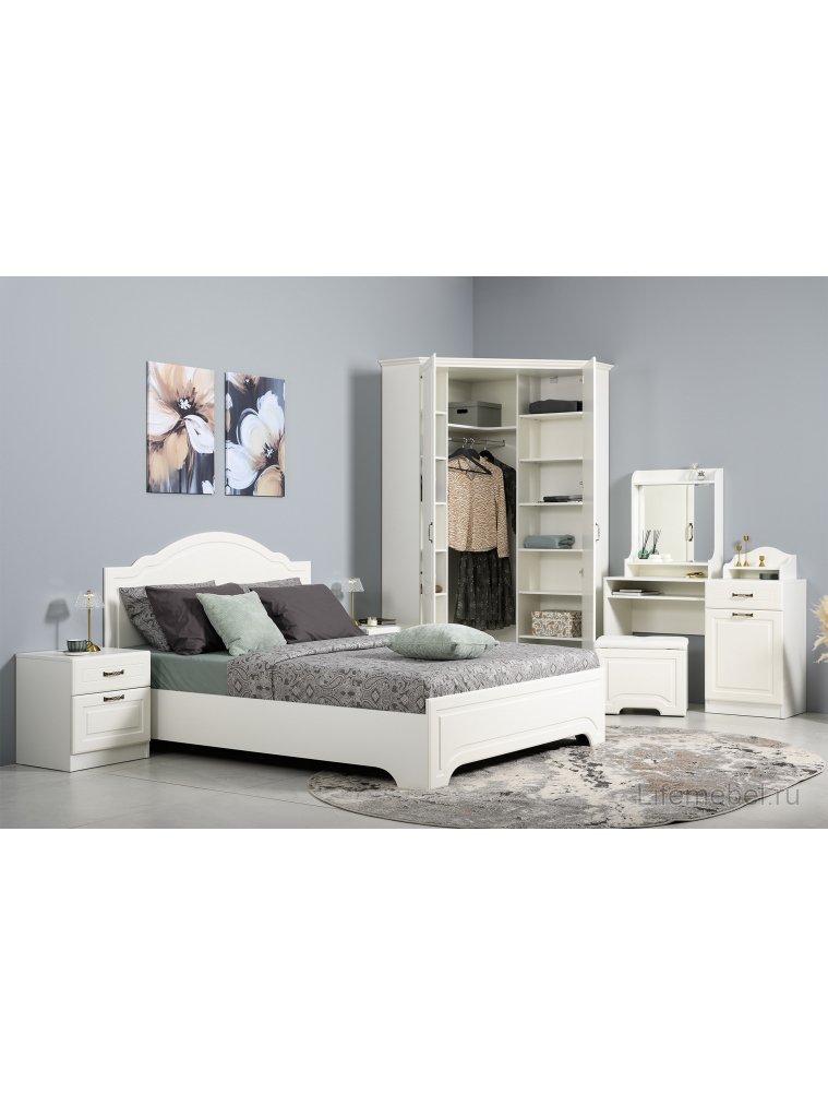 Письменный стол Ливерпуль белый / ясень ваниль