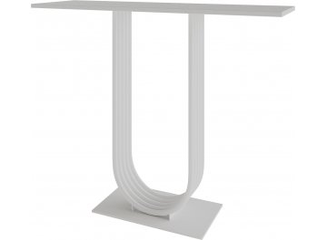 Консоль мебельная Arfeo 35x80x100 белый металл