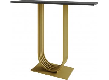 Консоль мебельная Arfeo 35x80x100 золотой металл