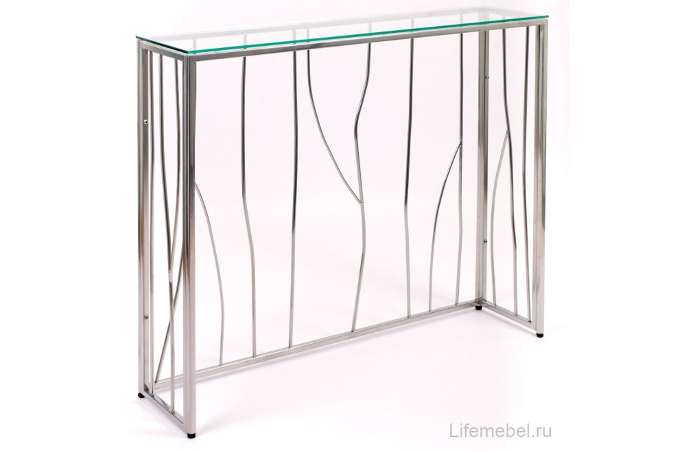 Консольный столик Armada прозрачный / хром