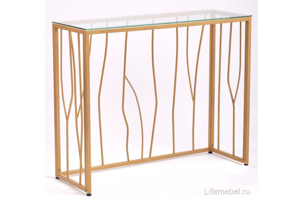 Консольный столик Armada прозрачный / золото