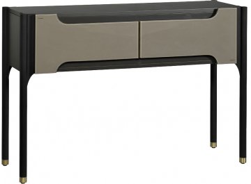 Стол-консоль Джималди черный / серо-бежевый