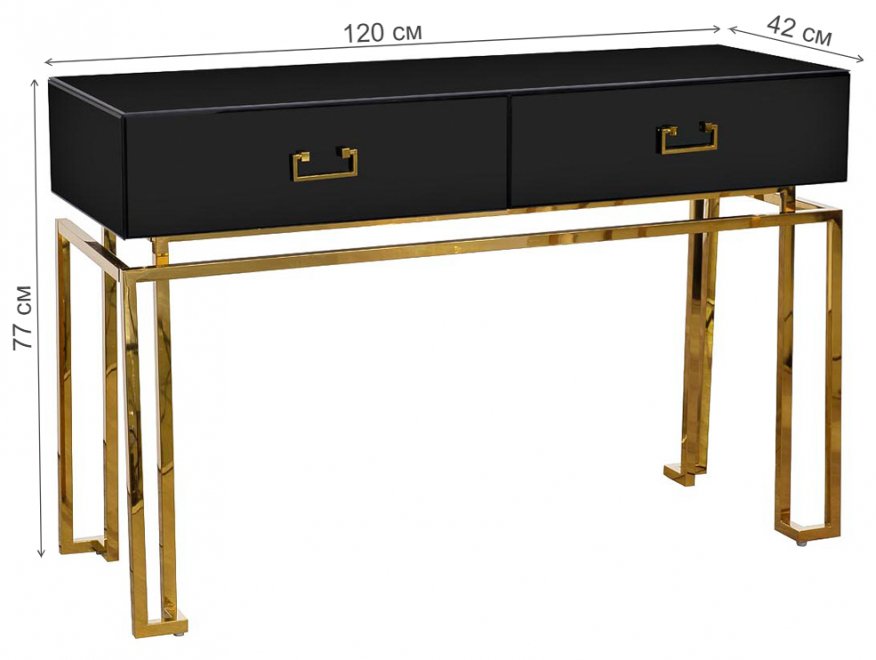 Консольный столик KFG058 черный