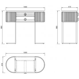 Консольный столик Лукиано