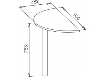 Консольный столик СПР-03 белый 6