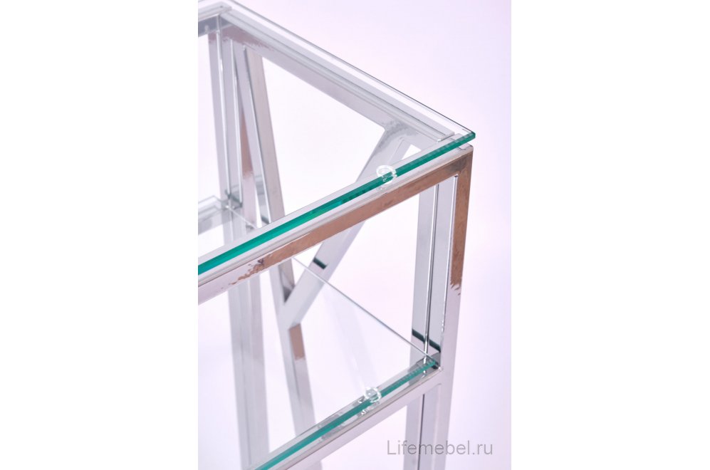 Консольный столик Jazzy прозрачный / хром