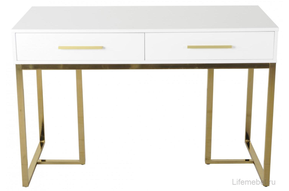 Консольный столик Армада белый / золото