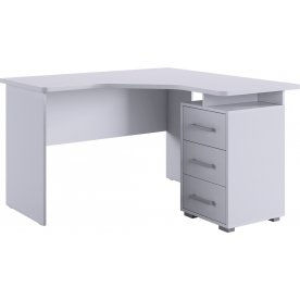Письменный стол Лайт К4 белый / белый