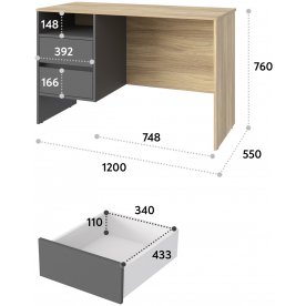 Письменный стол Оскар