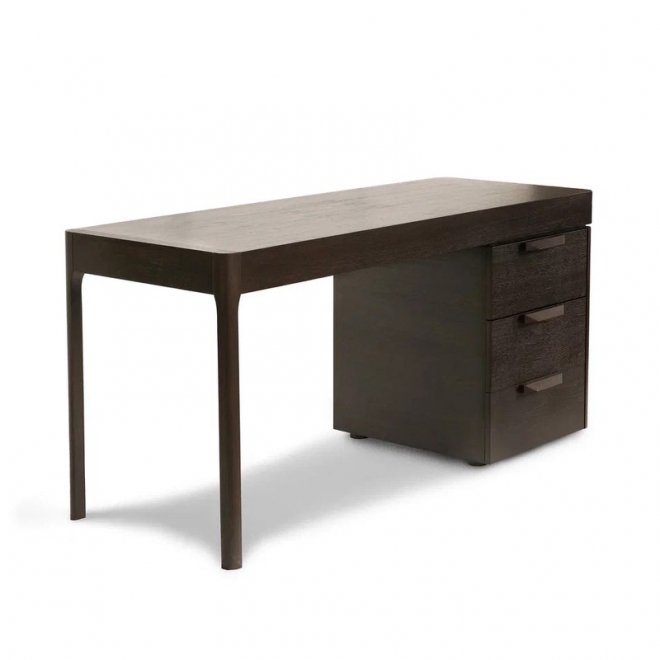 Письменный стол Ronda тёмно-красный / черный