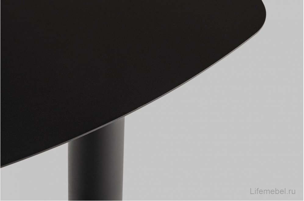 Приставной столик Lanor L металл черный