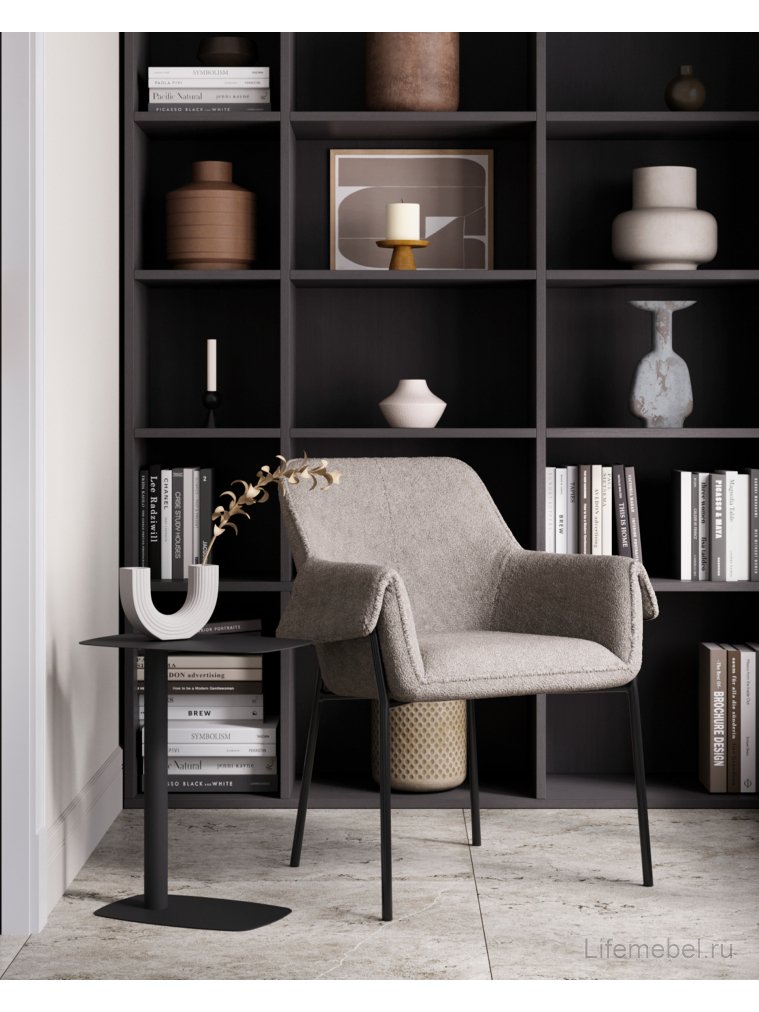 Приставной столик Eanna S металл черный