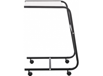 Приставной столик Айро черный / шимо светлый