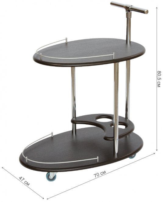 Сервировочный столик Фуршет венге