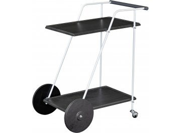 Сервировочный столик Новум белый / серый графит / серый бетон