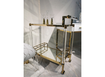 Сервировочный столик Викки золото