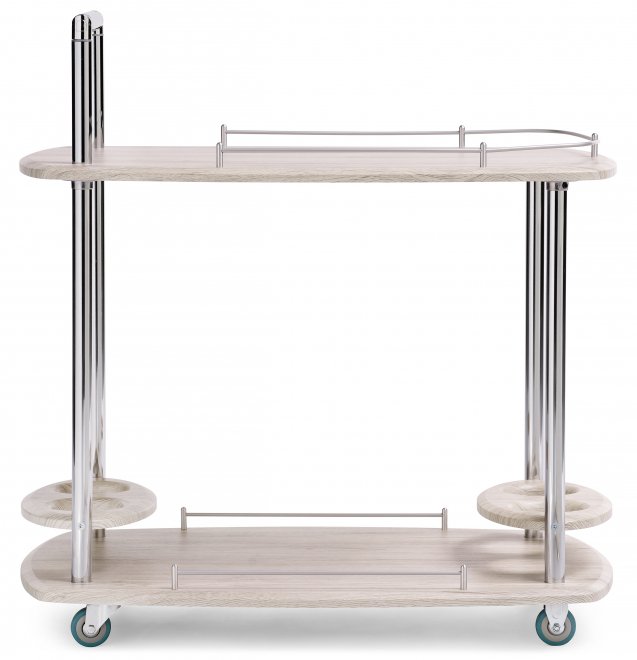 Стол сервировочный Банкет дуб беленый