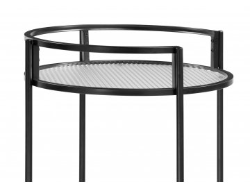 Сервировочный столик Kotani 50х79 black / clear