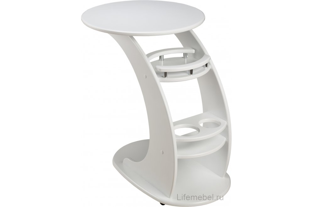 Приставной столик Люкс молочный дуб 