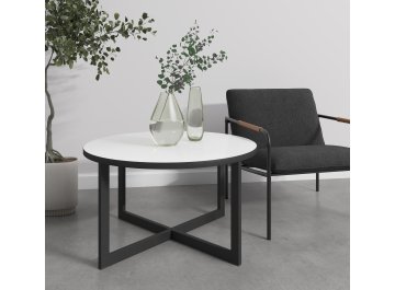 Журнальный столик RIM белый/черный
