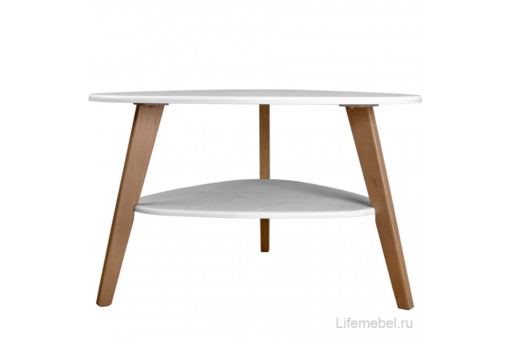 Журнальный столик BeautyStyle 24 81x77 МДФ белый/ дерево бук