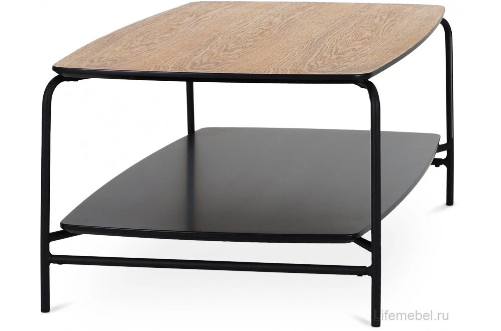 Стол журнальный Genua коричневый / черный