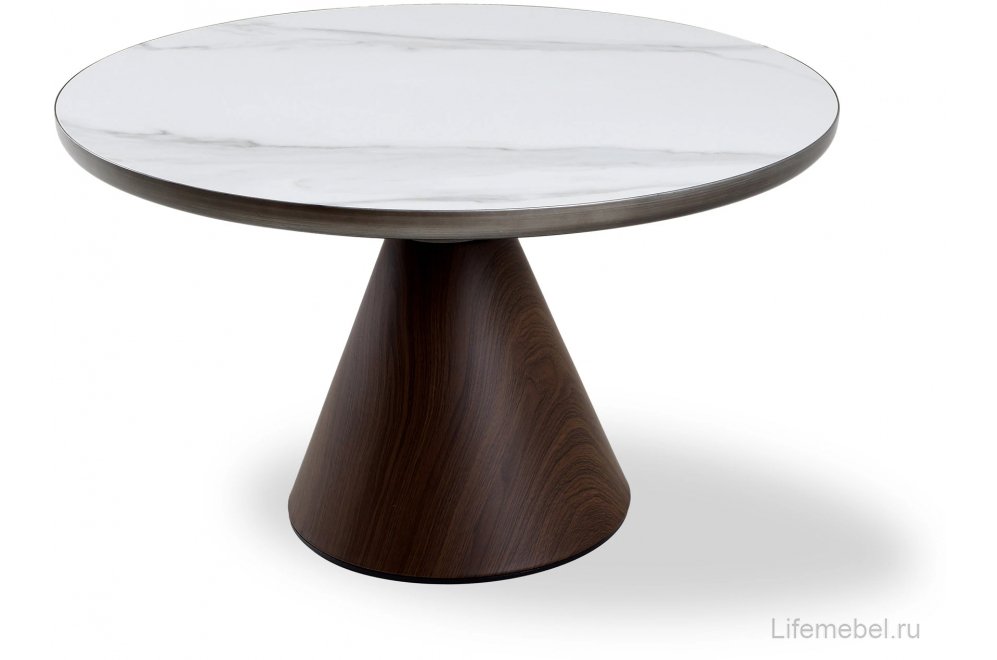 Журнальный столик Fis major коричневый / белый