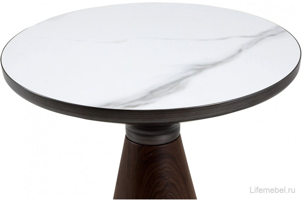 Журнальный столик Fis major коричневый / белый