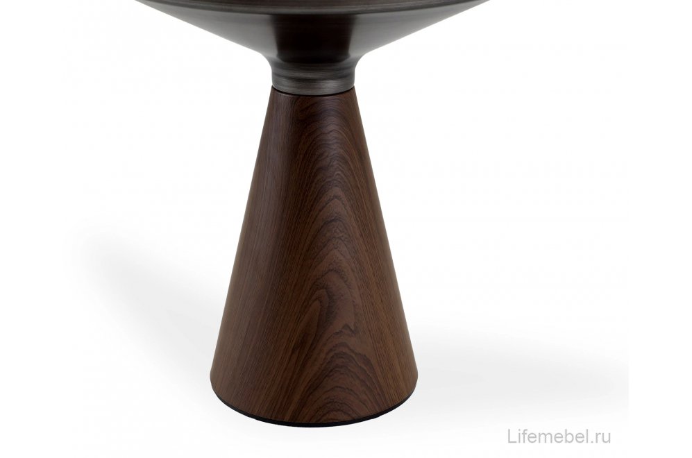 Столик журнальный Fis mid коричневый / белый