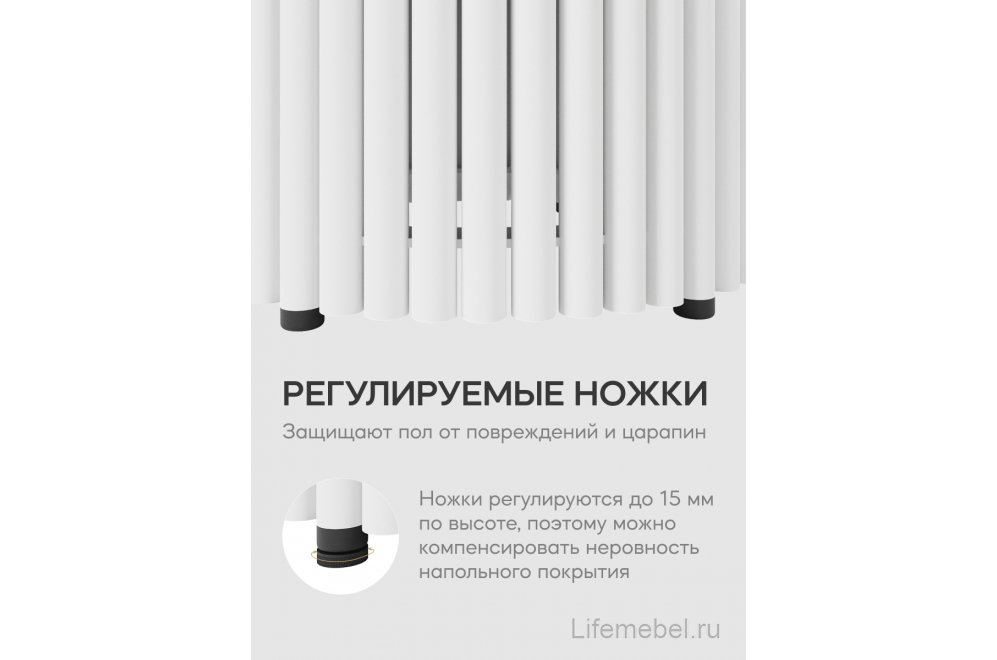 Журнальный столик Trubis Wood 100x40x100 черный / белый металл