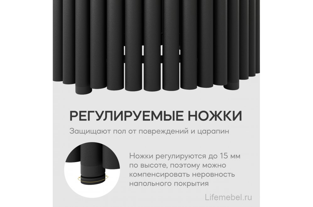 Журнальный столик Trubis Wood 60x40x60 черный