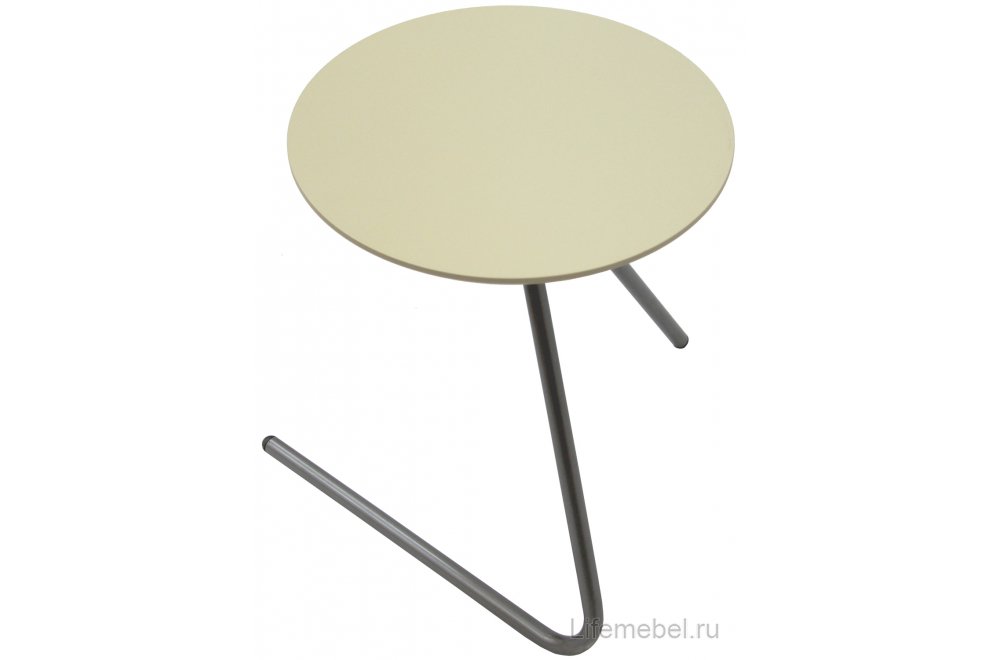 Журнальный стол Дуэт 7 металлик / бежевый