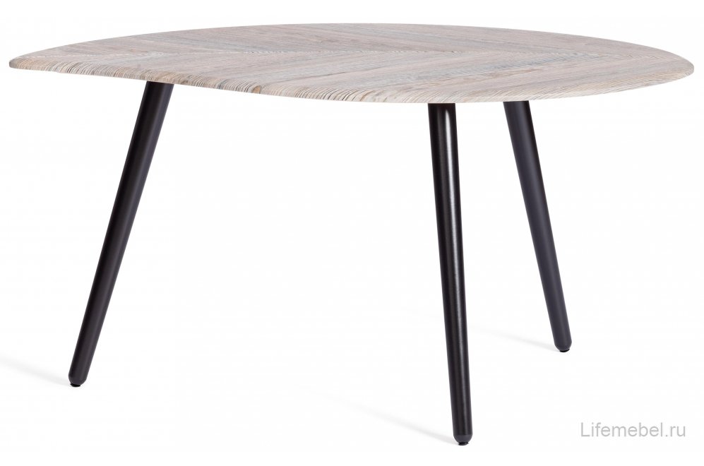 Журнальный стол Rimmini скания темный / черный