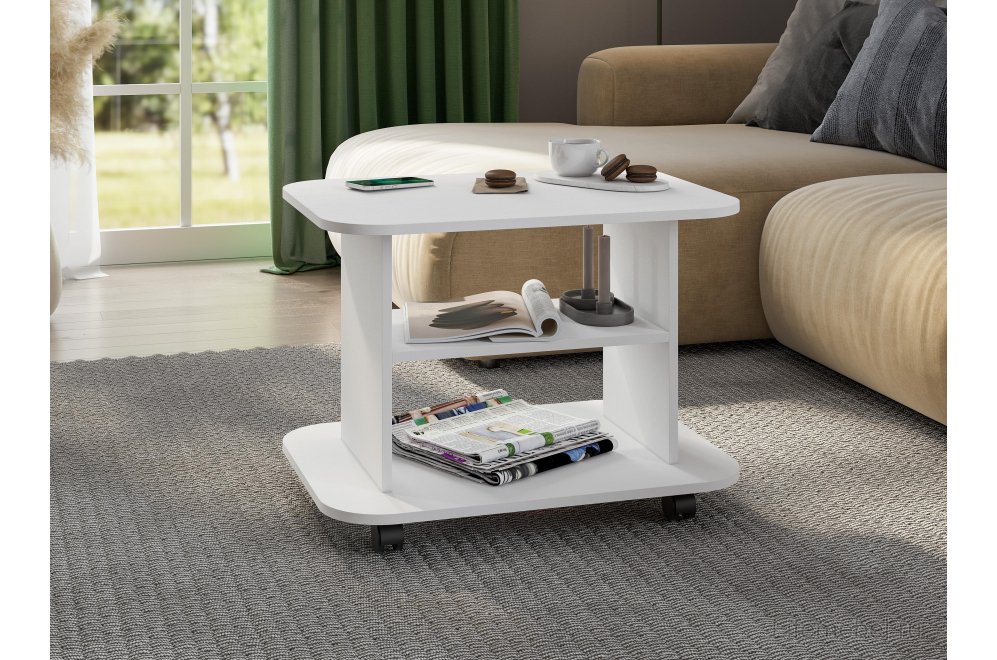 Журнальный стол СТЖ-004 белый