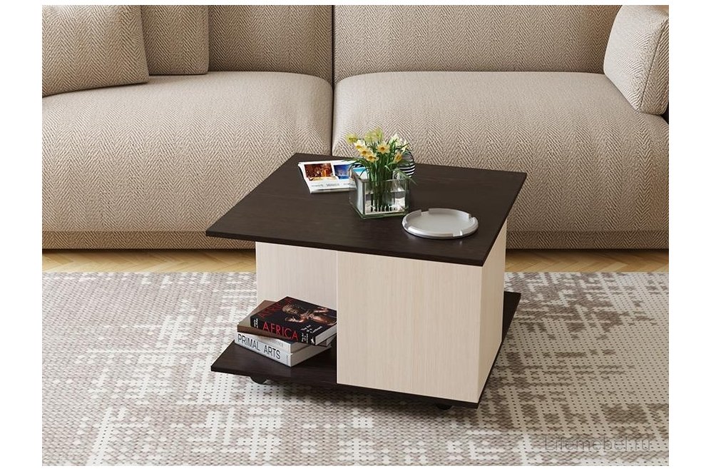 Журнальный стол тип 11 венге цаво / дуб белфорт