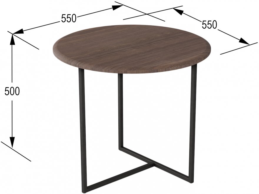 Журнальный столик Альбано коричневый