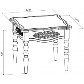 Журнальный столик Ассоль АС-32