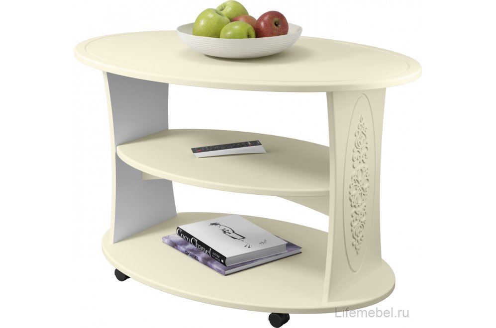 Журнальный столик Ассоль плюс АС-17 ваниль