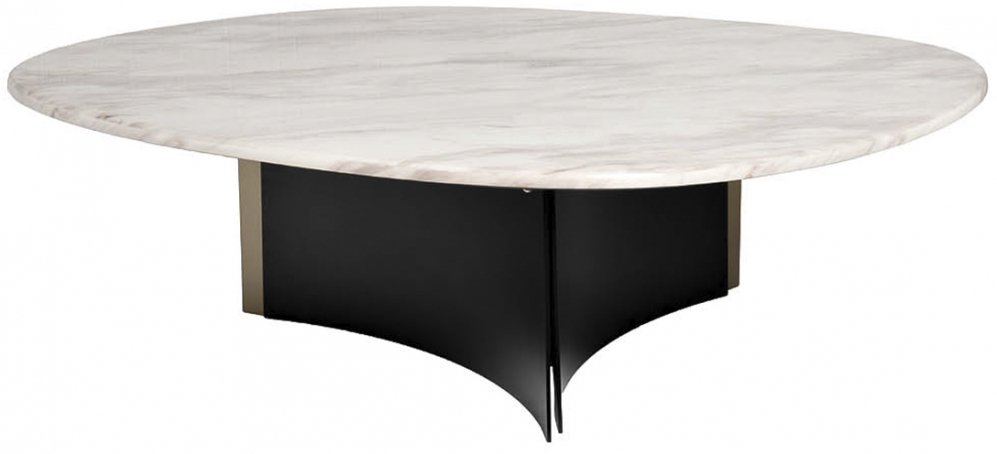 Журнальный столик Брайс светло-серый / черный