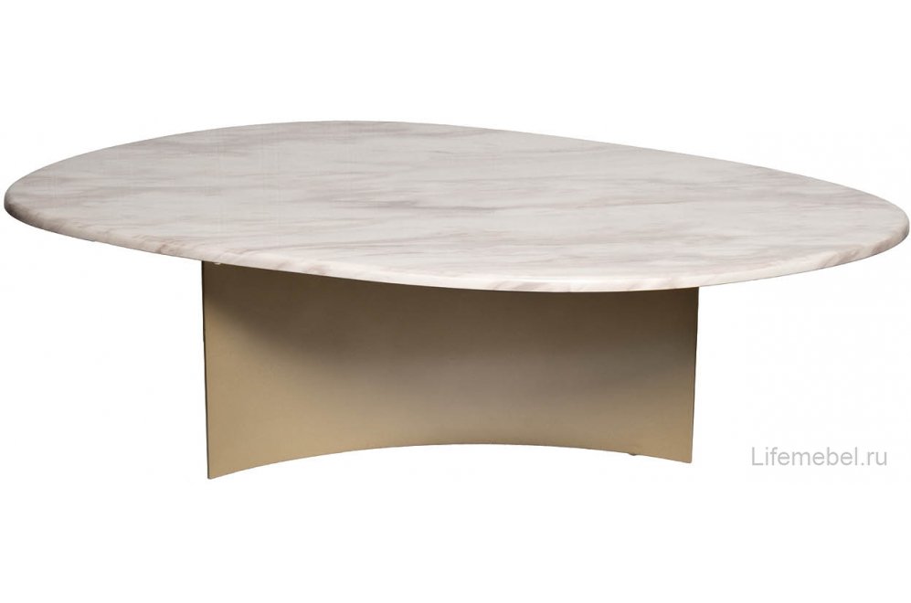 Журнальный столик Брайс светло-серый / черный