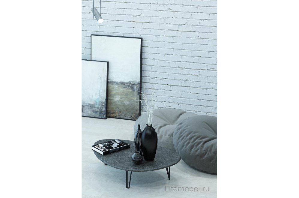 Журнальный столик Дадли серый бетон