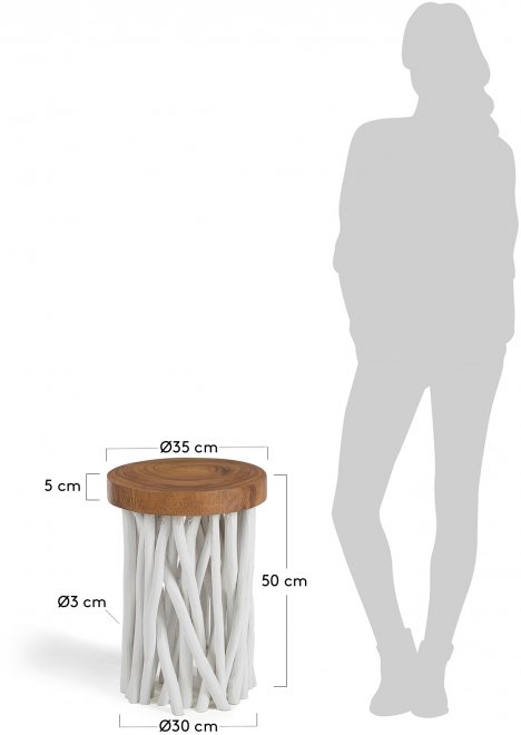 Журнальный столик Druf белый