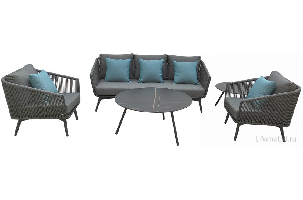 Журнальный столик Эмбрейс 110 антрацит