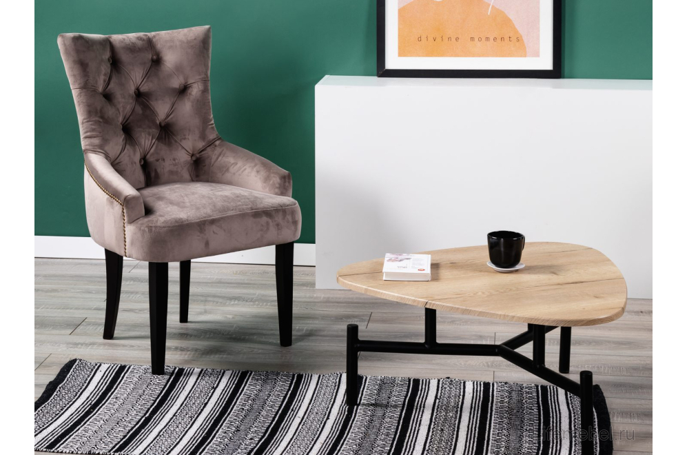 Журнальный столик Fin Low натуральный