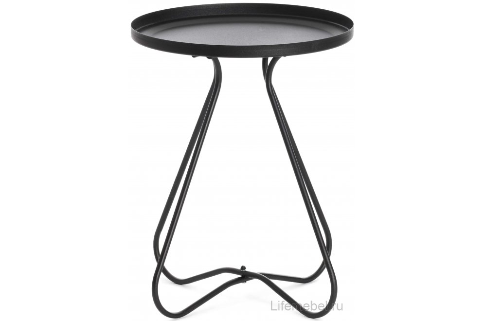 Журнальный столик Gland 40x40x45 металл черный