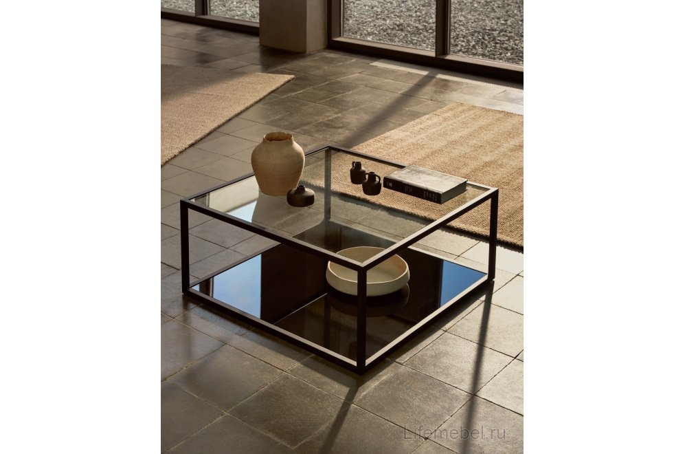 Журнальный столик Greenhill прозрачный / черный