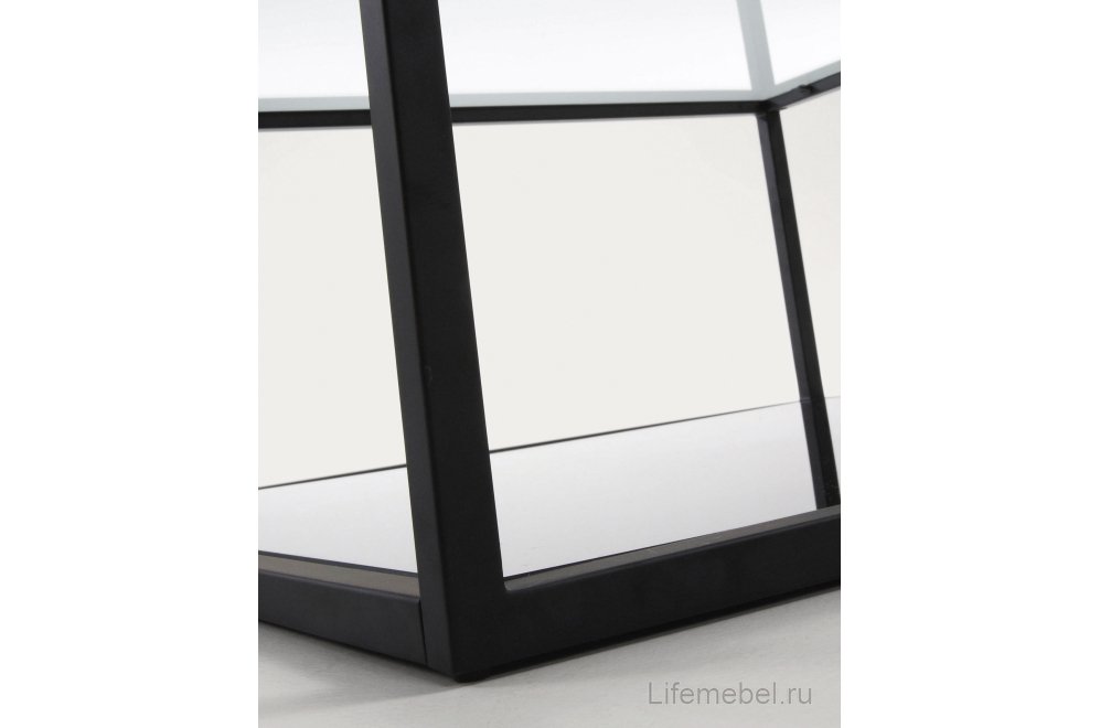 Журнальный столик Greenhill прозрачный / черный
