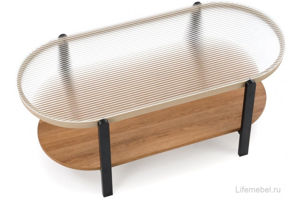 Журнальный столик Kamala прозрачное стекло