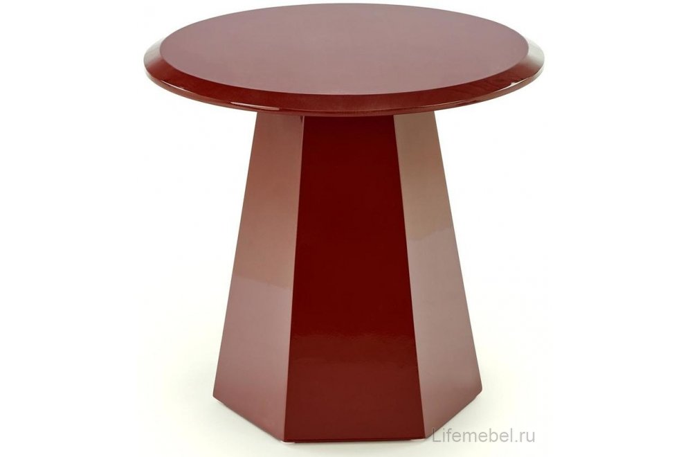 Журнальный столик Loca бордовый