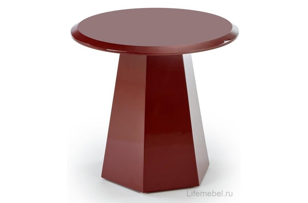 Журнальный столик Loca бордовый